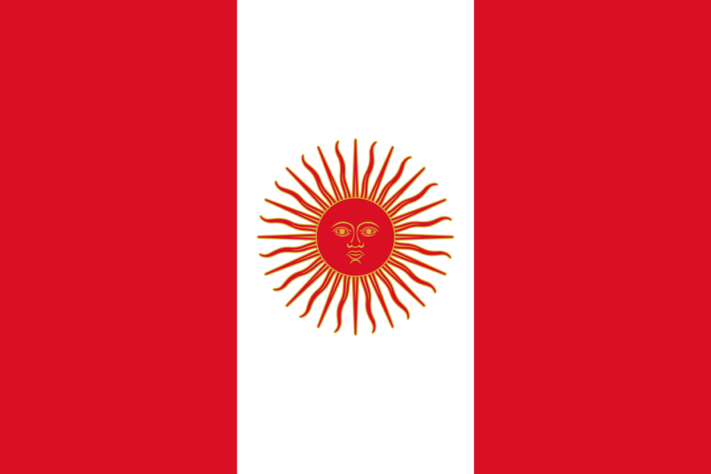 Primera Bandera Del Peru