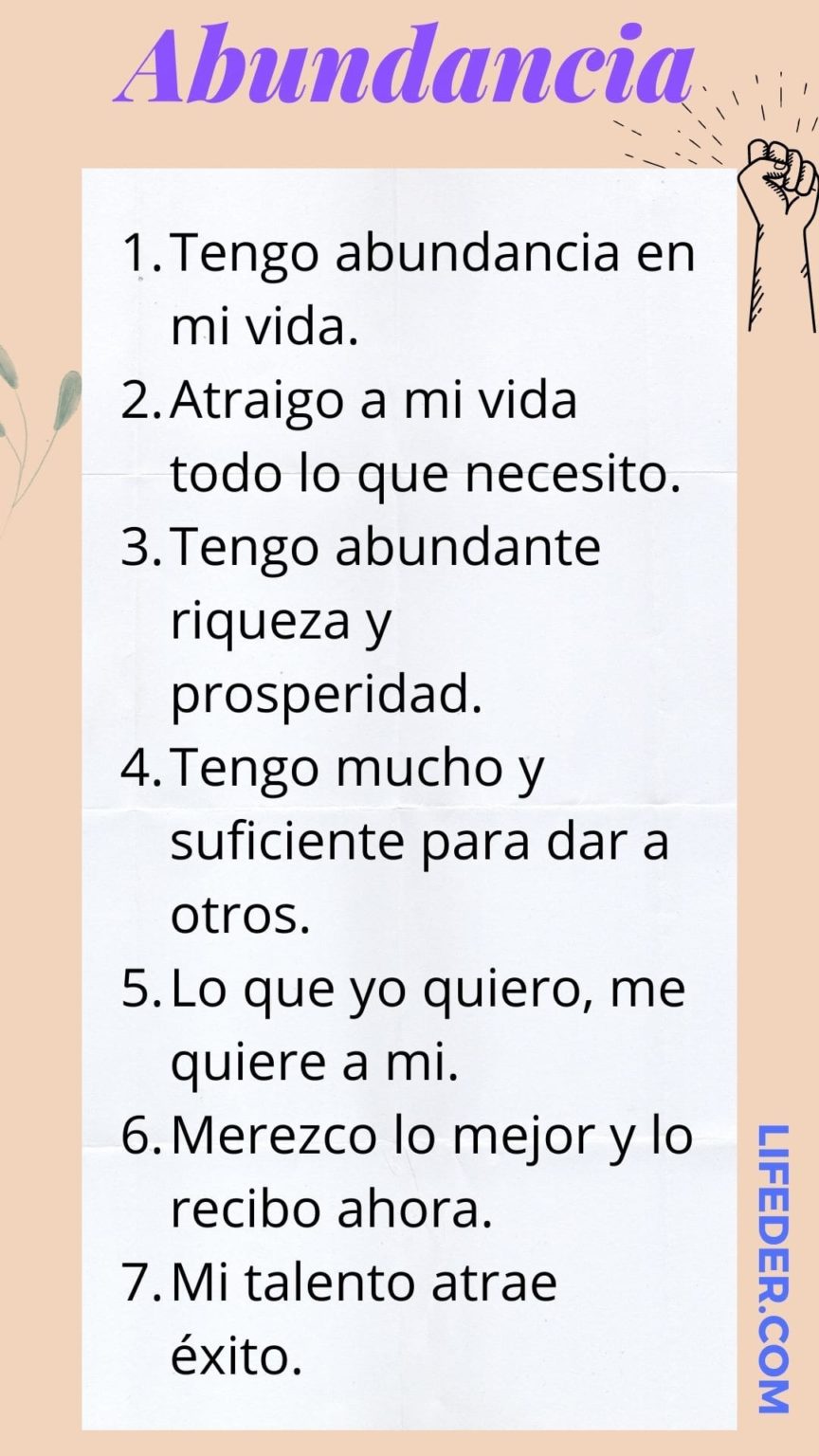 Afirmaciones Positivas Para Tener Felicidad