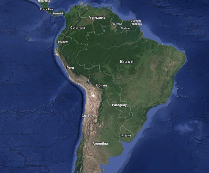 Mapas De Am Rica Entera Norte Y Sur Continente Americano
