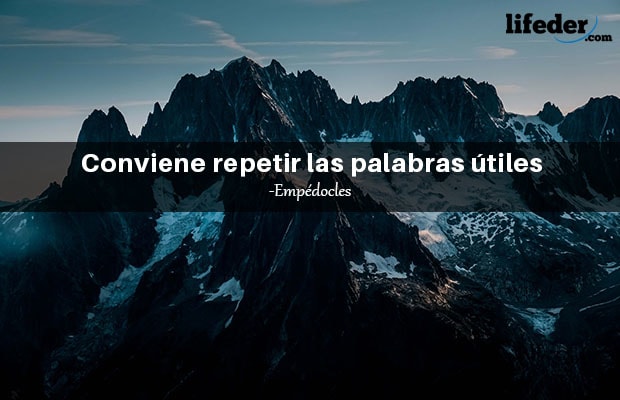 Las 20 Mejores Frases de Empédocles