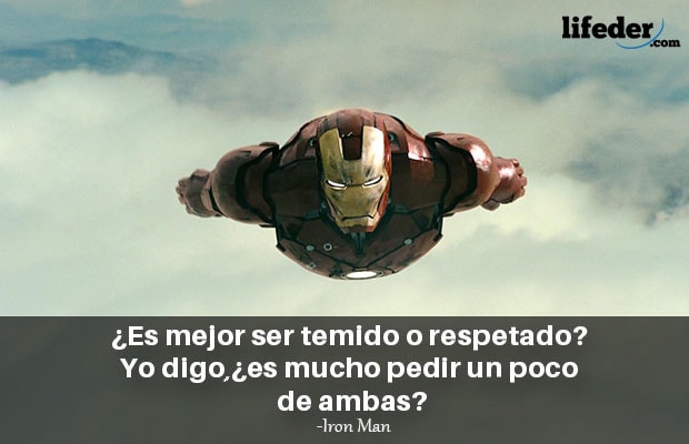 Las 84 mejores frases de Iron Man (Tony Stark)