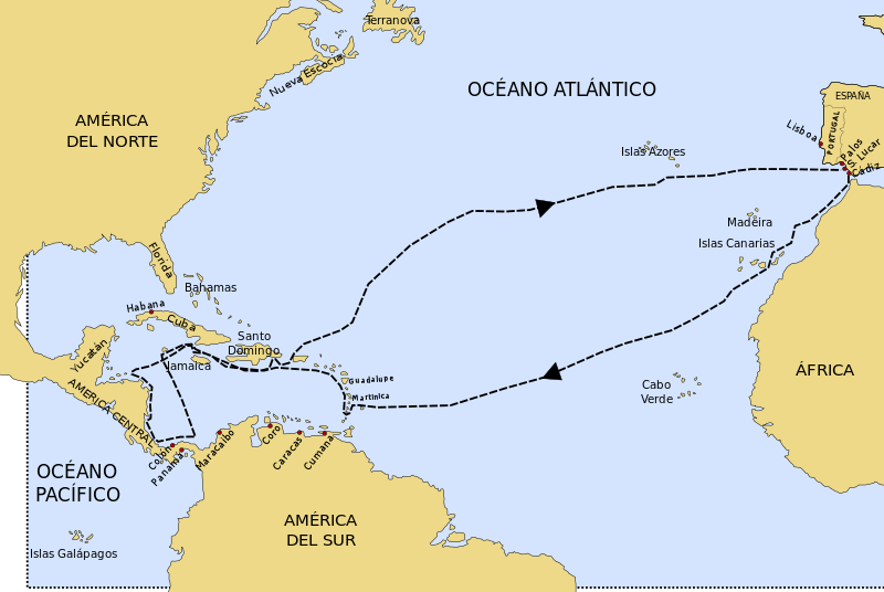 Cristobal Panama. Map
