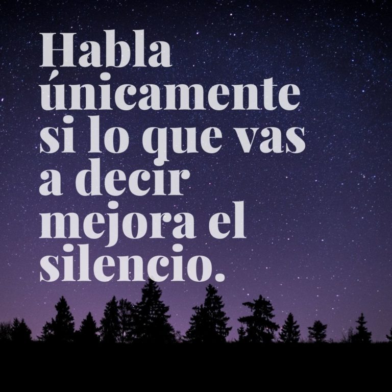 100 frases sobre el silencio en la vida y de las personas