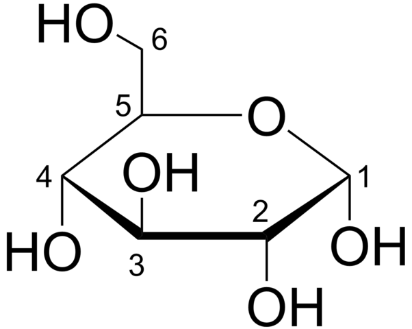 estructura cíclica de arabinosa