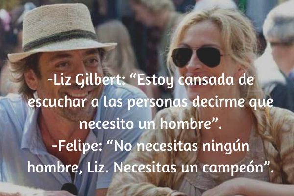 Una de las cortas frases que más me han llamado la atención, en el libro  come, reza, ama de Elizabeth Gilbert, es esta y su significado es…