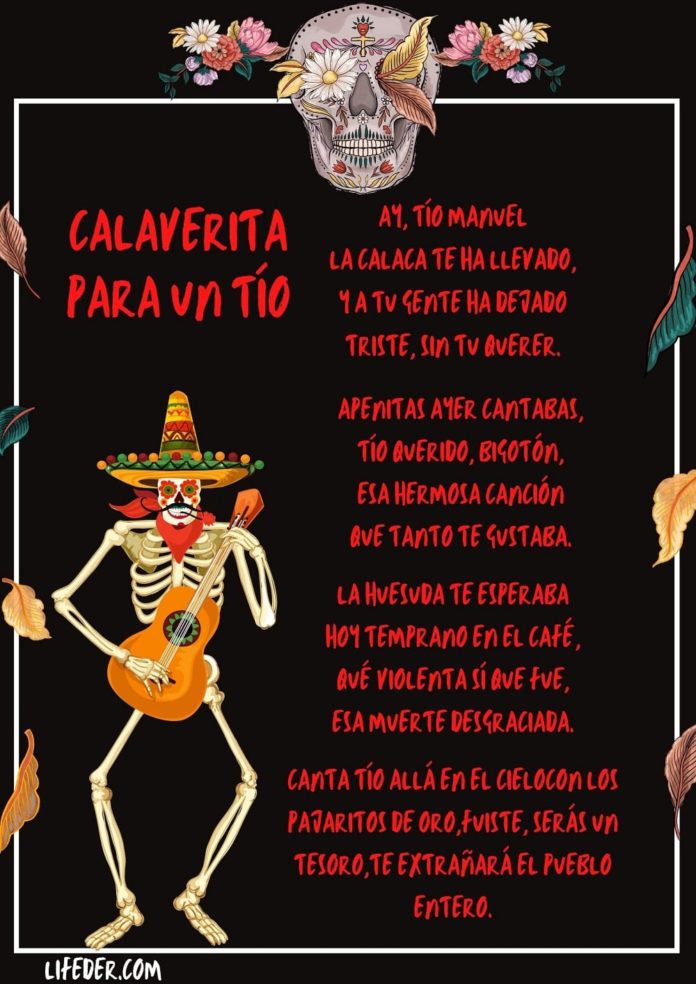 20 Calaveritas Literarias Cortas Para Niños Y Maestros (con Imágenes)