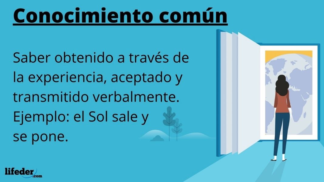 Conocimiento común qué es, características y ejemplos