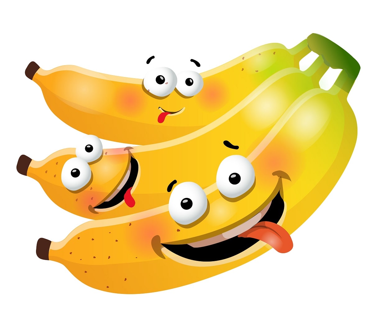 Банан мультипликационный
