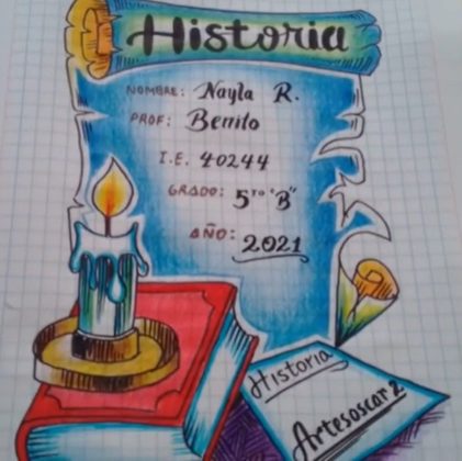 Portadas De Historia, Libretas, Dibujos, Primaria, Secundaria