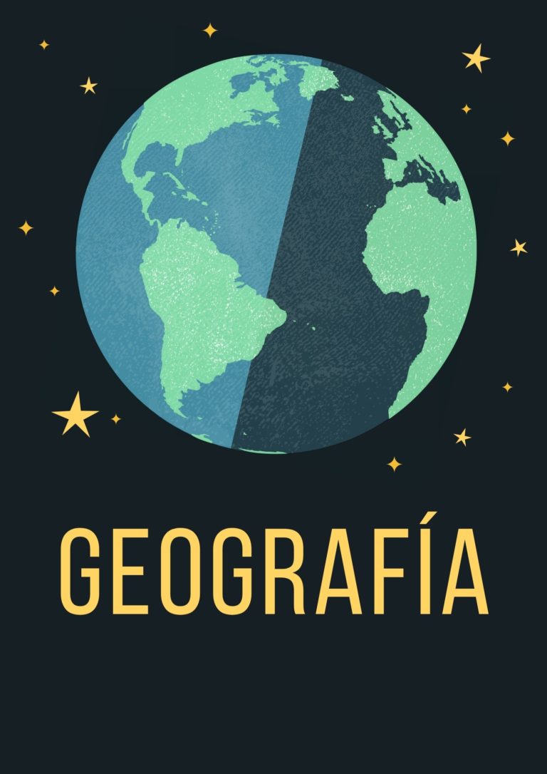 Portadas de geografía fáciles y bonitas, carátulas, imágenes