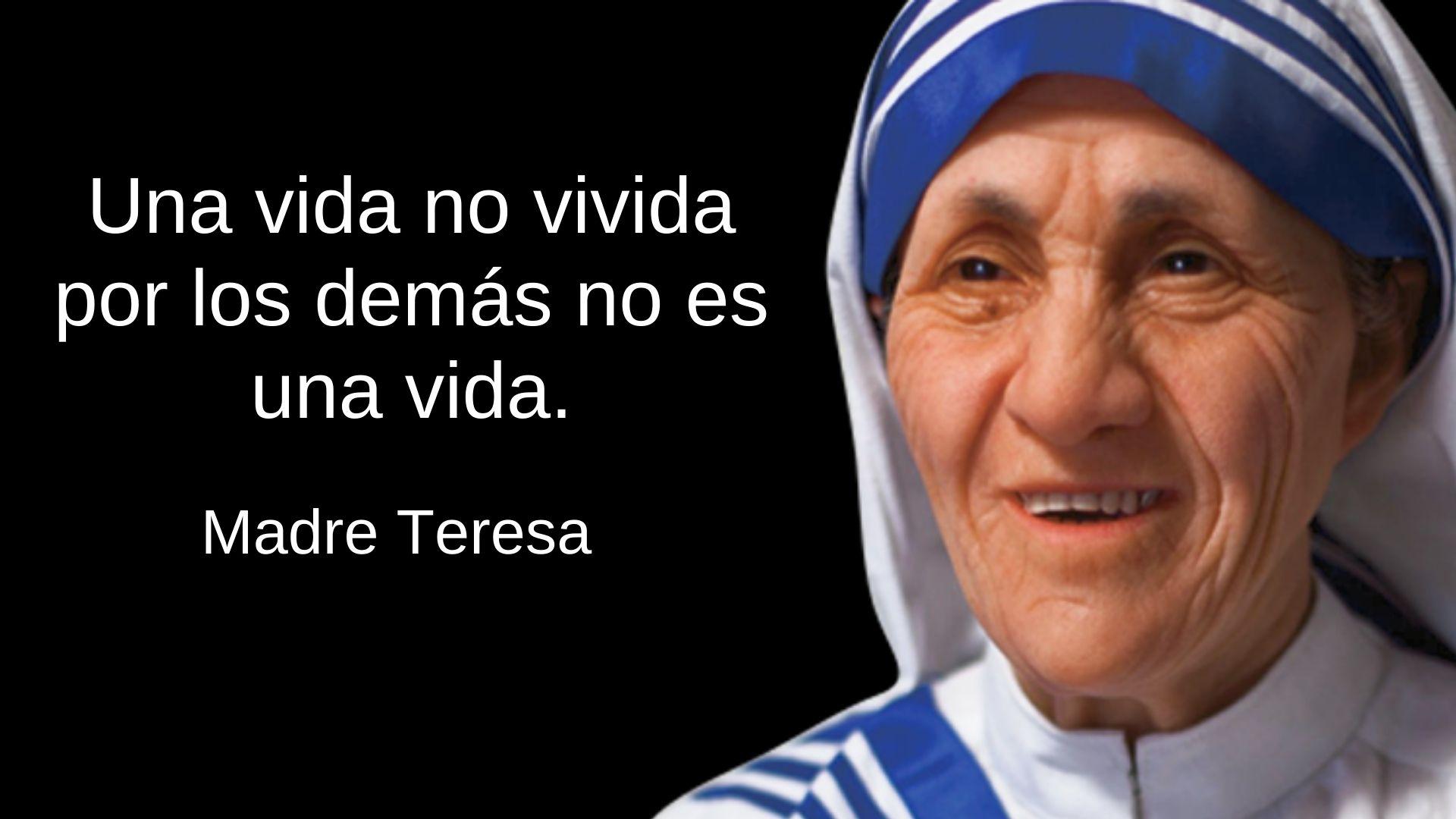 100 frases de la Madre Teresa de Calcuta sobre el amor, religión y vida