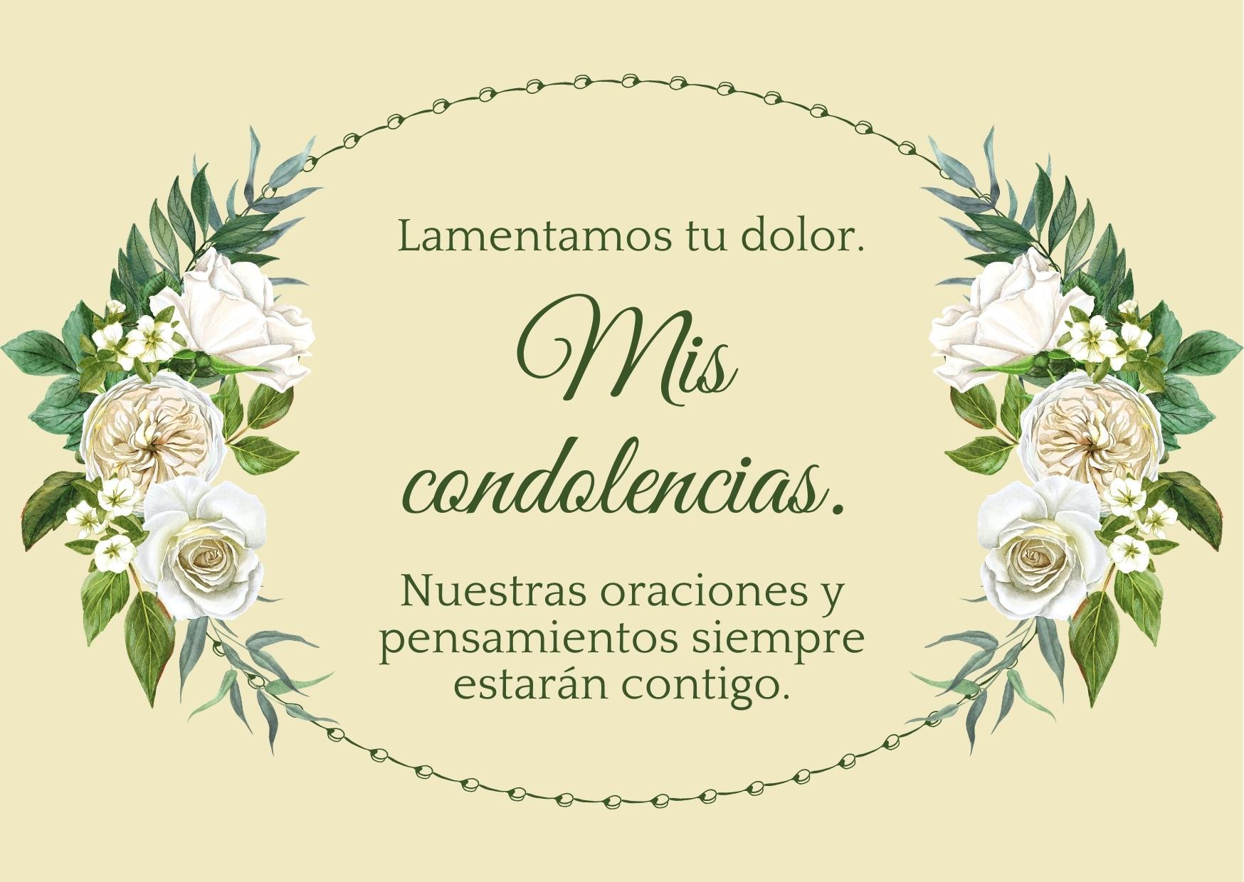 Frases De Condolencias Por Una Perdida Cortas