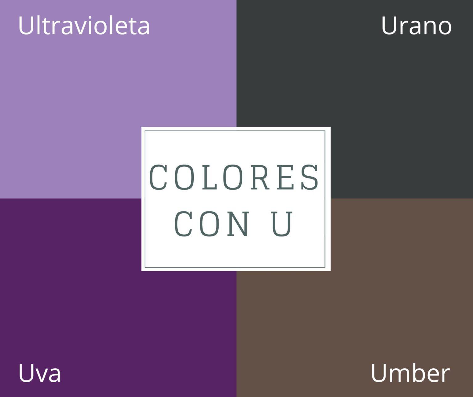 Los 31 colores que empiezan con U más conocidos